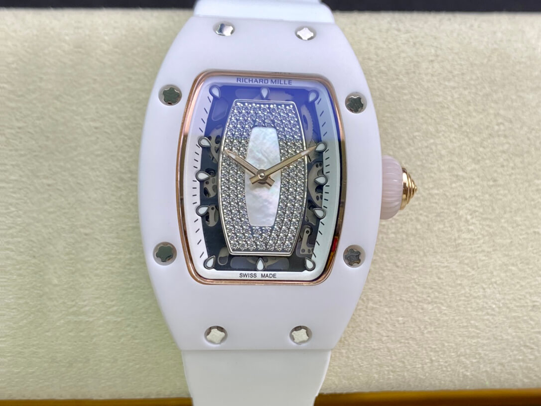 0-1-3 Replica Richard Mille RM 07-01 RM Factory Ceramic Diamond Dial - Image 1