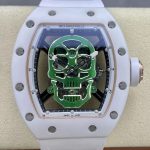 Replica Richard Mille RM52-01 YS Factory Green White Tourbillon Dial