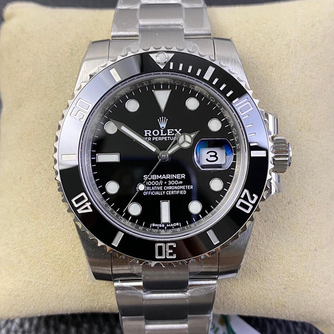 0-11 Replica Rolex Submariner 116610LN-0001 40MM VS Factory Black Bezel - Image 1