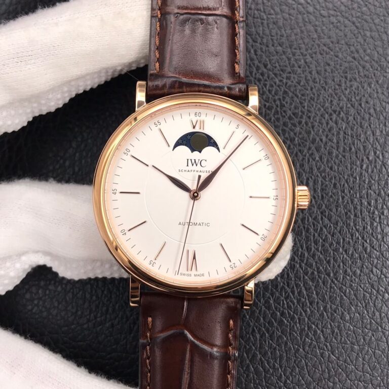 0-116-1 Replica IWC Portofino Moon Phase IW459401 MKS Factory Brown Strap - Image 1