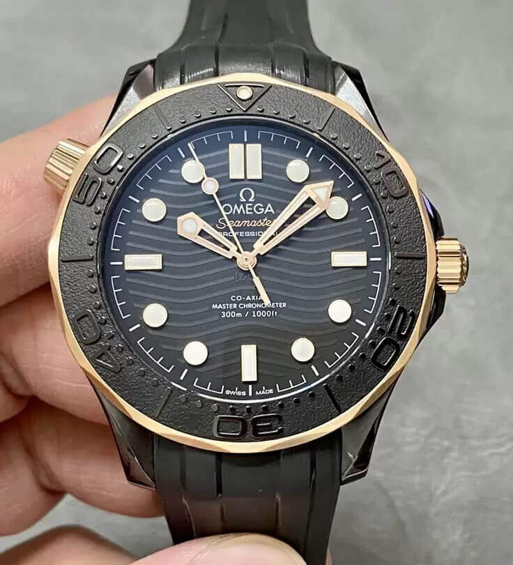 0-12-17 Replica Omega Seamaster 210.62.44.20.01.001 VS Factory Rubber Strap - Image 1
