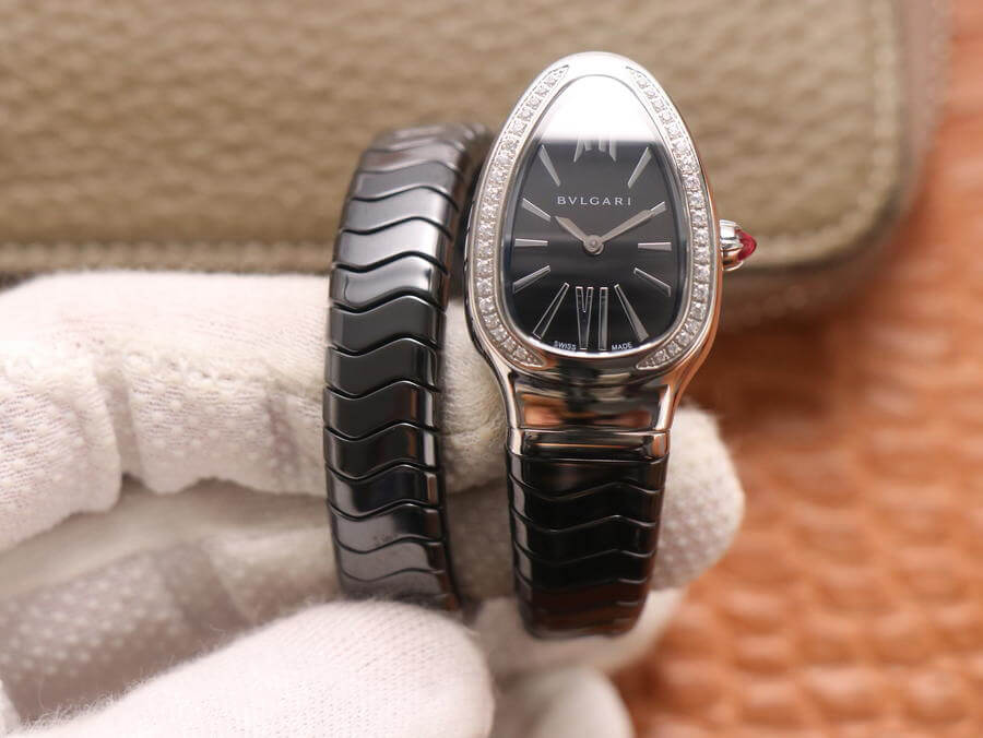 0-133-1 Replica Bvlgari Serpenti BV Factory Black Dial - Image 1