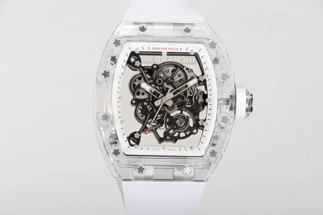0-14 Replica Richard Mille RM055 RM Factory White Strap - Image 1