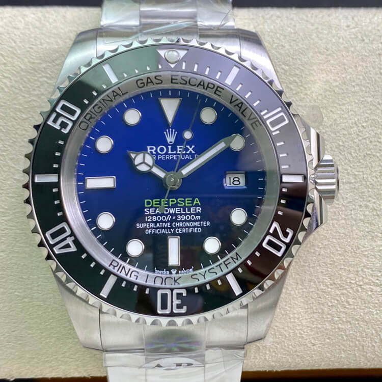 0-142 Replica Rolex Deepsea 116660 D-BLUE AR Factory Stainless Steel 904L Blue Gradient Black Dial - Image 1