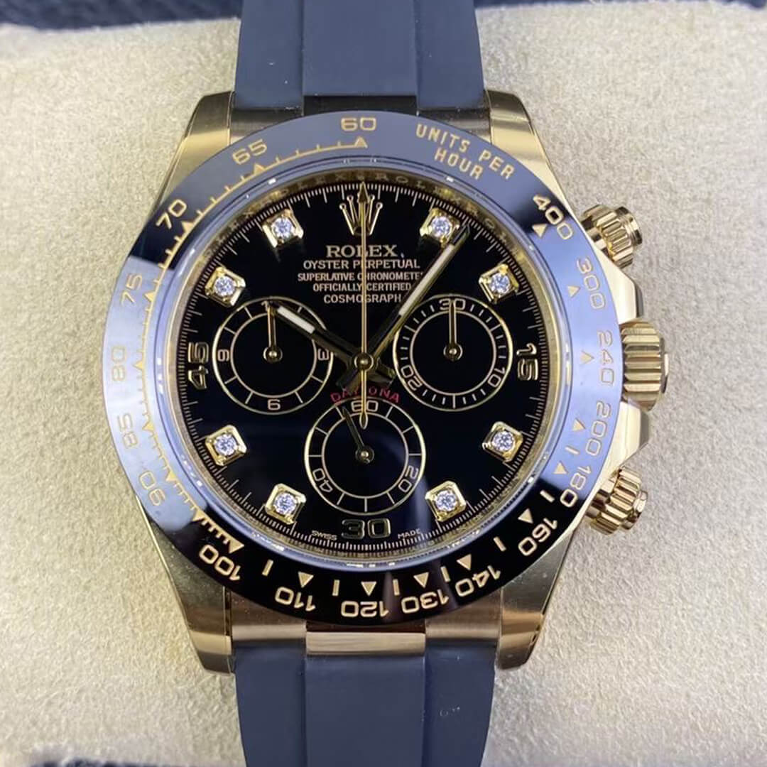 0-15-18 Replica Rolex Cosmograph Daytona M116518ln-0046 Clean Factory Black Rubber Strap - Image 1
