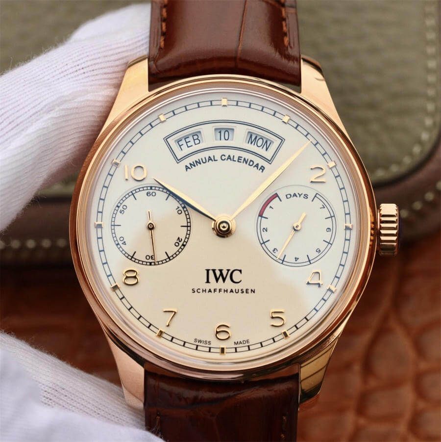 0-159 Replica IWC Portugieser IW503504 ZF Factory Brown Strap - Image 1