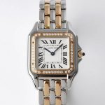 Replica Panthere De Cartier W3PN0007 27MM BV Factory Diamond Bezel