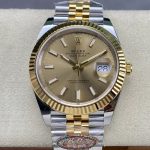 Replica Rolex Datejust 41MM M126333-0010 Clean Factory Champagne Dial