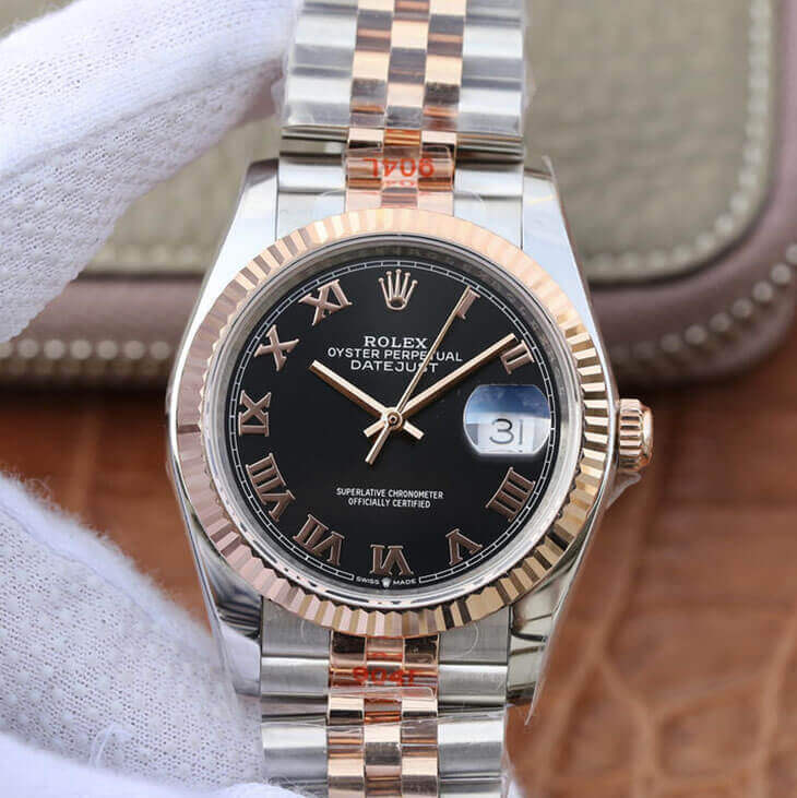 0-181 Replica Rolex Datejust 116231 36MM GM Factory Stainless Steel - Image 1