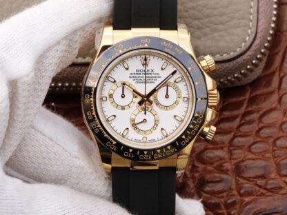 0-184 Replica Rolex Daytona Cosmograph M116518ln-0041 JH Factory Rubber Strap - Image 1