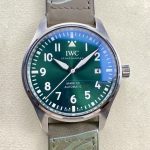 Replica IWC Pilot IW328205 M+ Factory Grey Green Dial