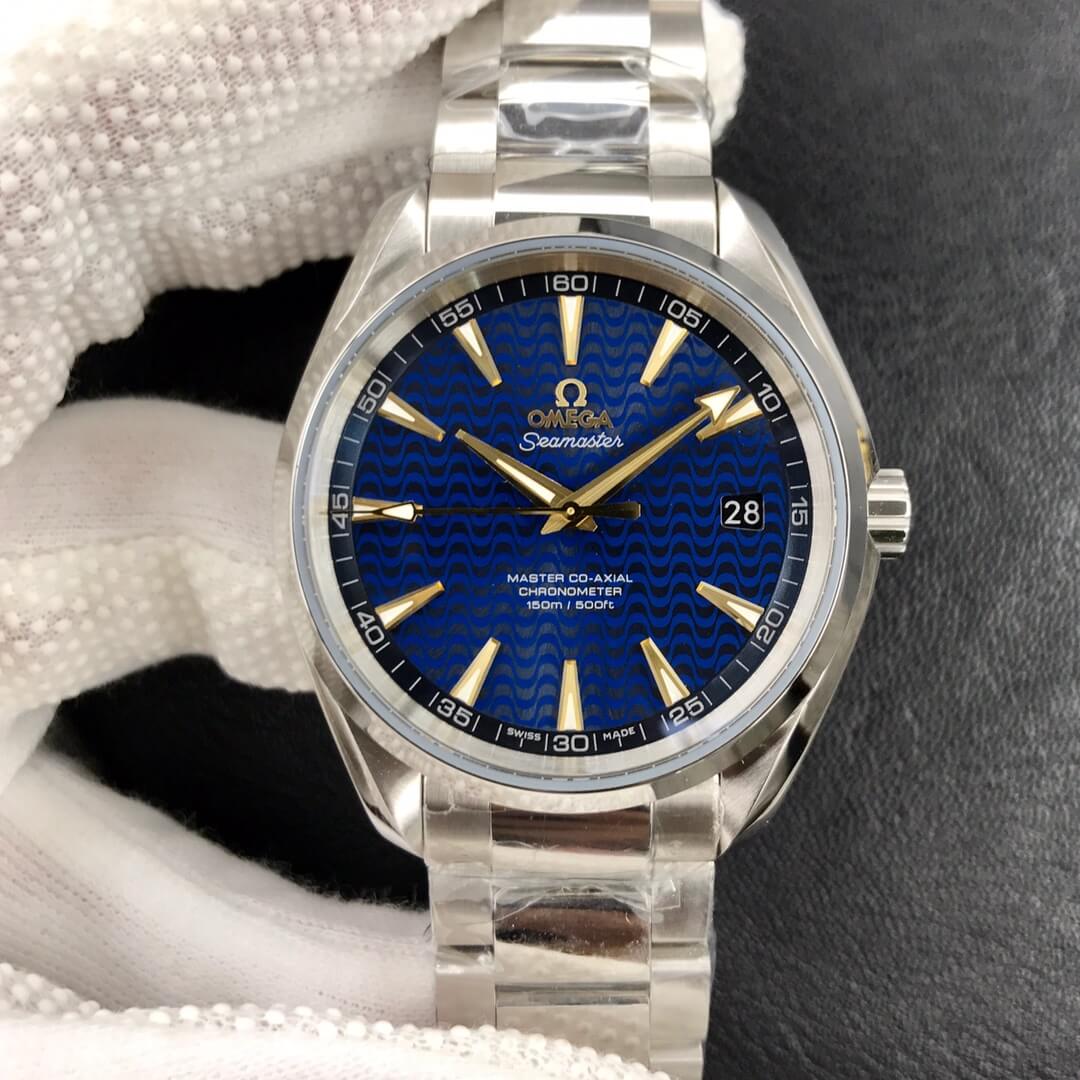 0-228 Replica Omega Seamaster Aqua Terra 150M Stainless Steel Strap - Image 1