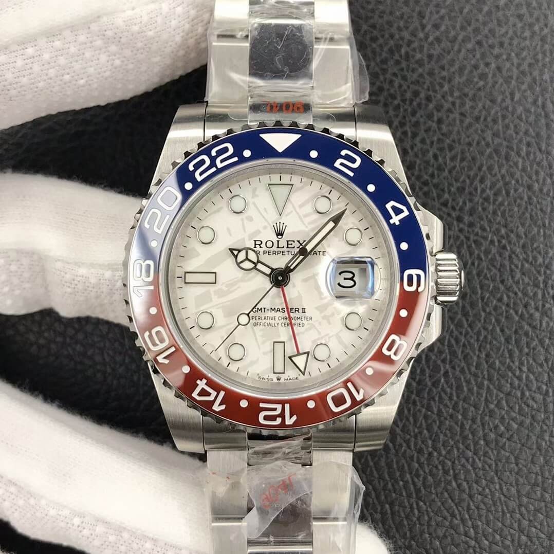 0-250 Replica Rolex GMT Master II 126719BLRO-0002 GM Factory Stainless Steel Strap - Image 1