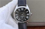 Replica Drive De Cartier Moonphase WGNM0009 Stainless Steel Bezel