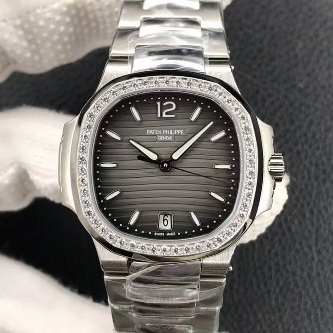 0-263 Replica Patek Philippe Nautilus Ladies 7118-1200A-011 PF Factory Stainless Steel Strap - Image 1