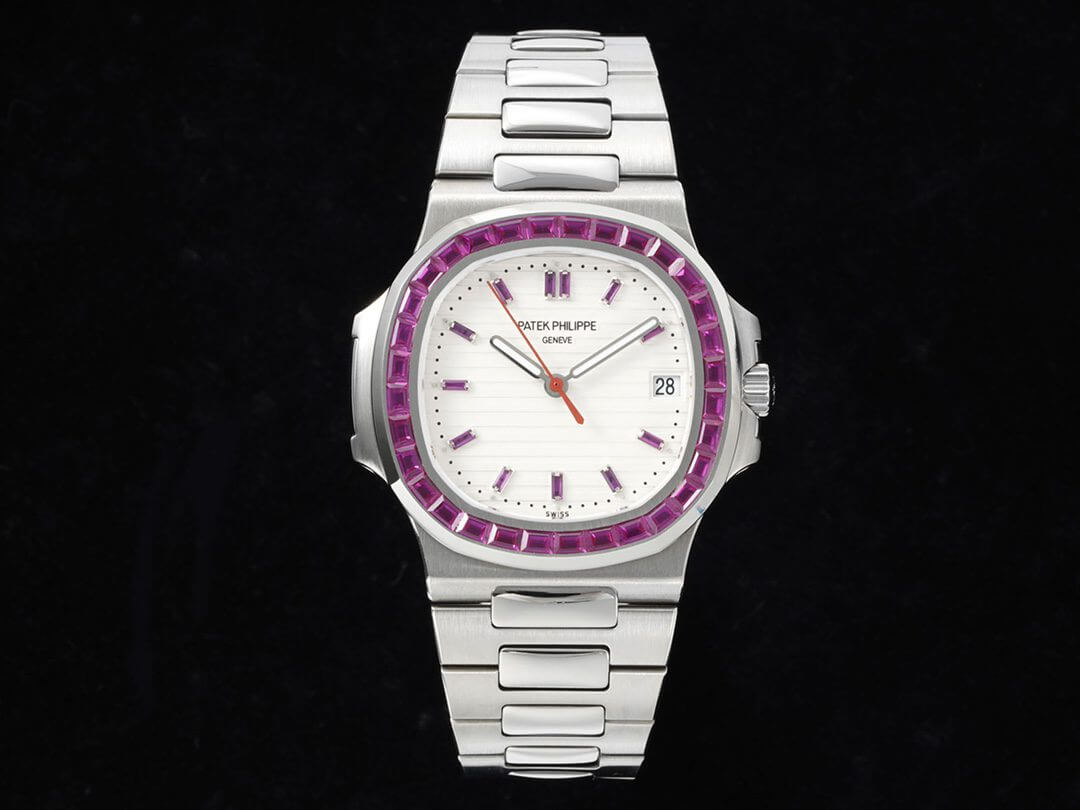 0-29-5 Replica Patek Philippe Nautilus 5711 GR Factory White Diamond Dial - Image 1