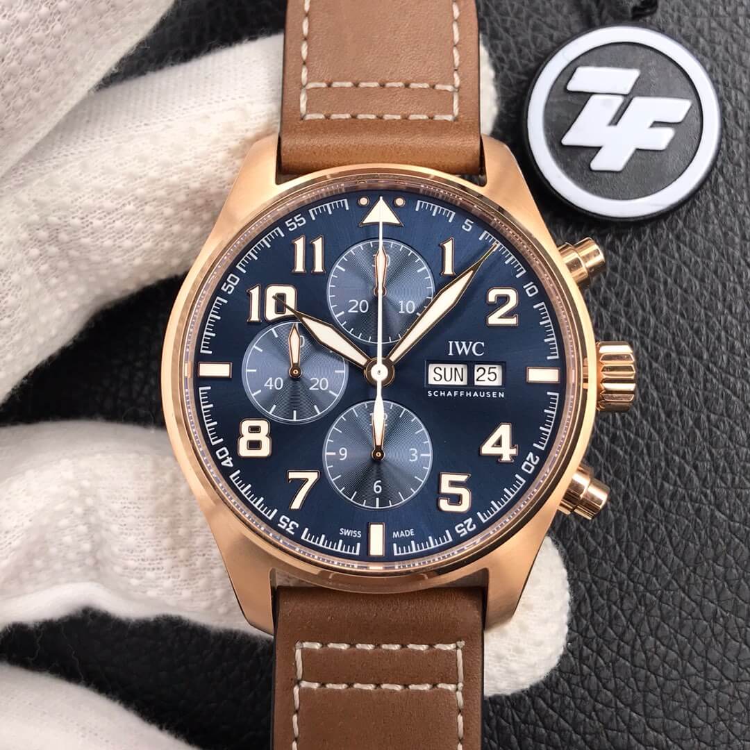 0-3-15 Replica IWC Pilot IW377721 ZF Factory Blue Dial - Image 1