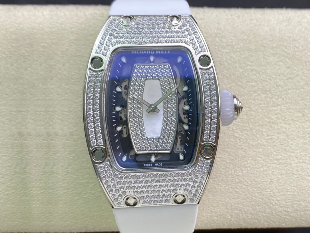0-3-2 Replica Richard Mille RM 07-01 RM Factory White Strap - Image 1