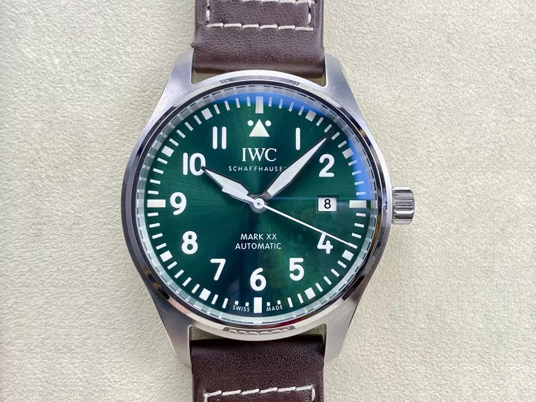 0-3-6 Replica IWC Pilot IW328205 M+ Factory leather Strap - Image 1