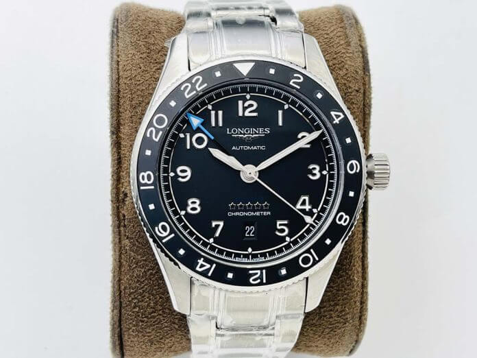 0-30-4 Replica Longines Spirit ZuIu Time L3.812.4.53.6 LG Factory Black Bezel - Image 1