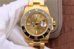 Replica Rolex Submariner 116618 Noob Factory Gold Strap