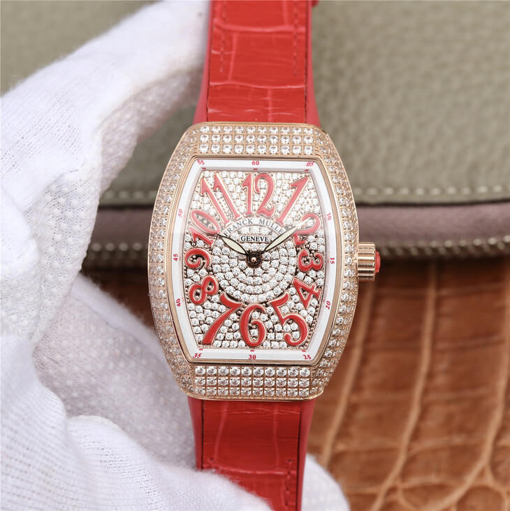0-313 Replica Franck Muller Vanguard Ladies ABF Factory Diamond-set Dial - Image 1