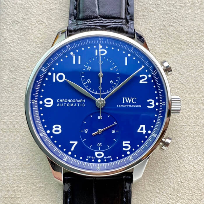 0-32-4 Replica IWC Portugieser IW371601 ZF Factory Leather Strap - Image 1