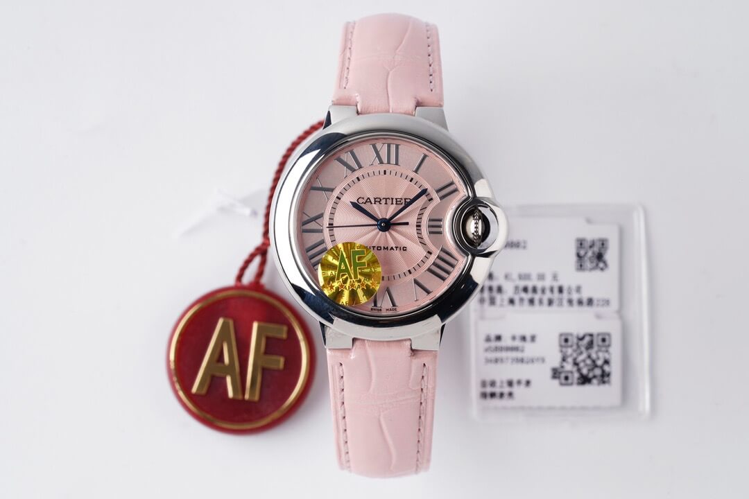0-34-9 Replica Ballon Bleu De Cartier WSBB0002 33MM AF Factory Leather Strap - Image 1