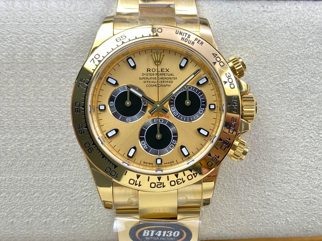 0-345-1 Replica Rolex Daytona M116508-0014 BT Factory Champagne Dial - Image 1