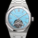 Replica Audemars Piguet Royal Oak Tourbillon 26530PT.OO.1220PT.01 R8 Factory Silver Strap