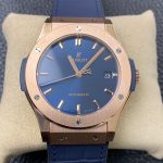 Replica Hublot Classic Fusion 542.OX.7180.LR 42MM WWF Factory Blue Strap