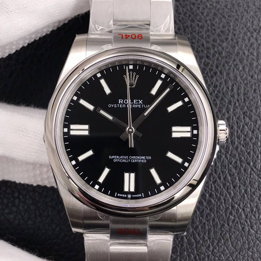 0-379 Replica Rolex Oyster Perpetual M124300-0002 41MM EW Factory Stainless Steel Strap - Image 1