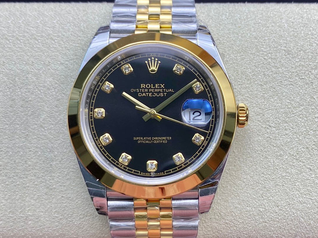 0-398-1 Replica Rolex Datejust M126303-0006 EW Factory Diamond-set Dial - Image 1