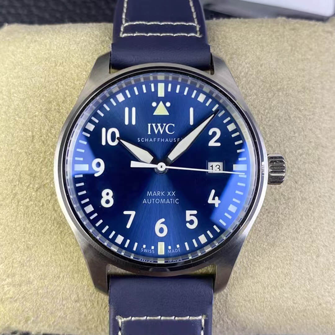 0-40-3 Replica IWC Pilot IW328203 M+ Factory Blue Strap - Image 1