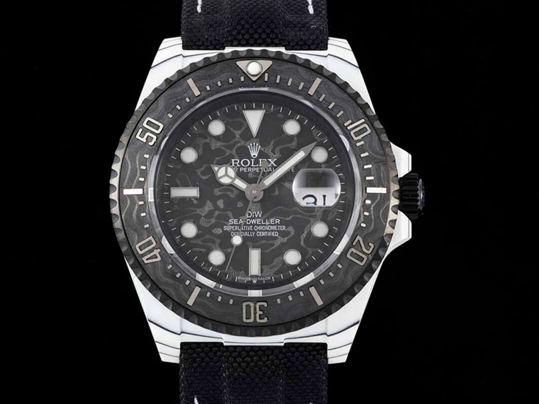 0-40 Replica Rolex Sea-Dweller Diw Factory Black Strap - Image 1