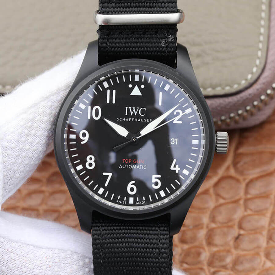 0-400-1 Replica IWC Pilot IW326901 M+ Factory Black Dial - Image 1