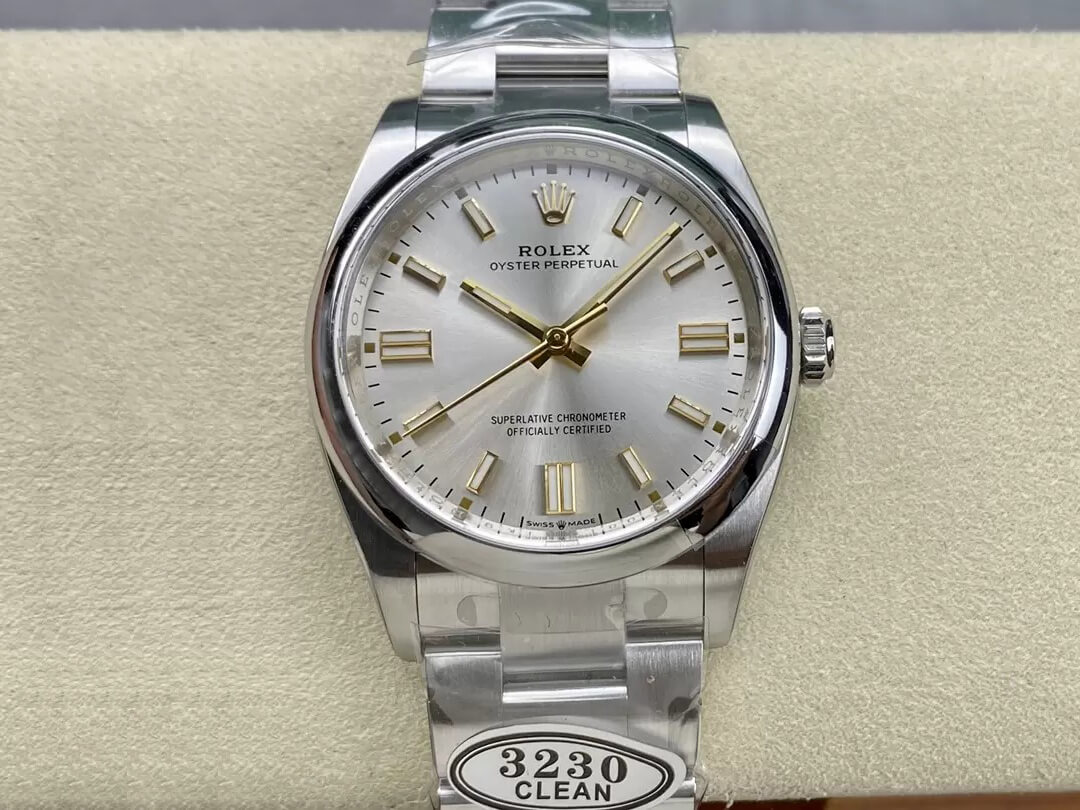 0-41-5 Replica Rolex Oyster Perpetual M126000-0001 36MM Clean Factory Silver Strap - Image 1