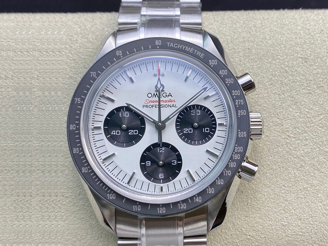 0-413 Replica Omega Speedmaster 42MM OM Factory Stainless Steel Strap - Image 1