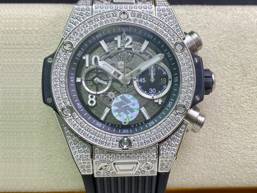 0-419 Replica Hublot BIG BANG 421.NX.1170.RX.1704 ZF Factory Diamond-Set Bezel - Image 1