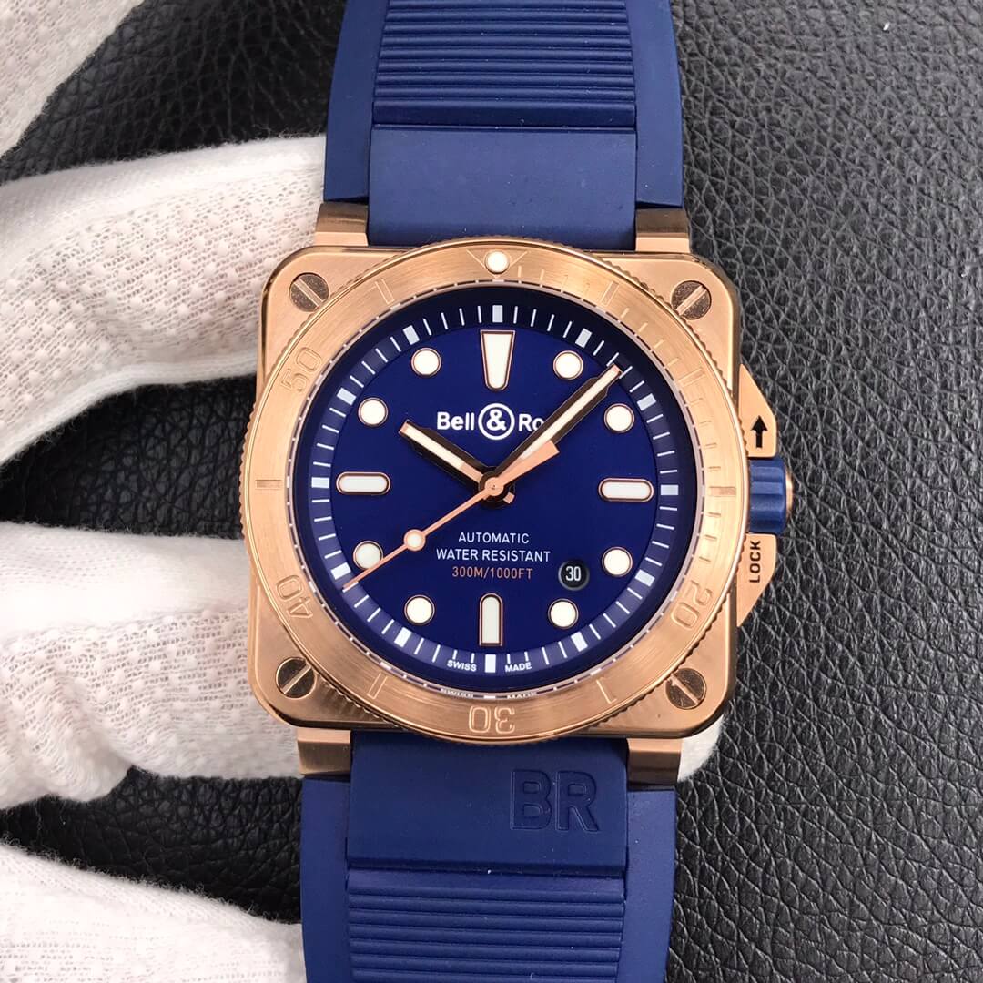 0-426 Replica Bell & Ross BR 03-92 Blue Strap - Image 1
