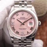 Replica Rolex Datejust M126234-0031 EW Factory Pink Dial