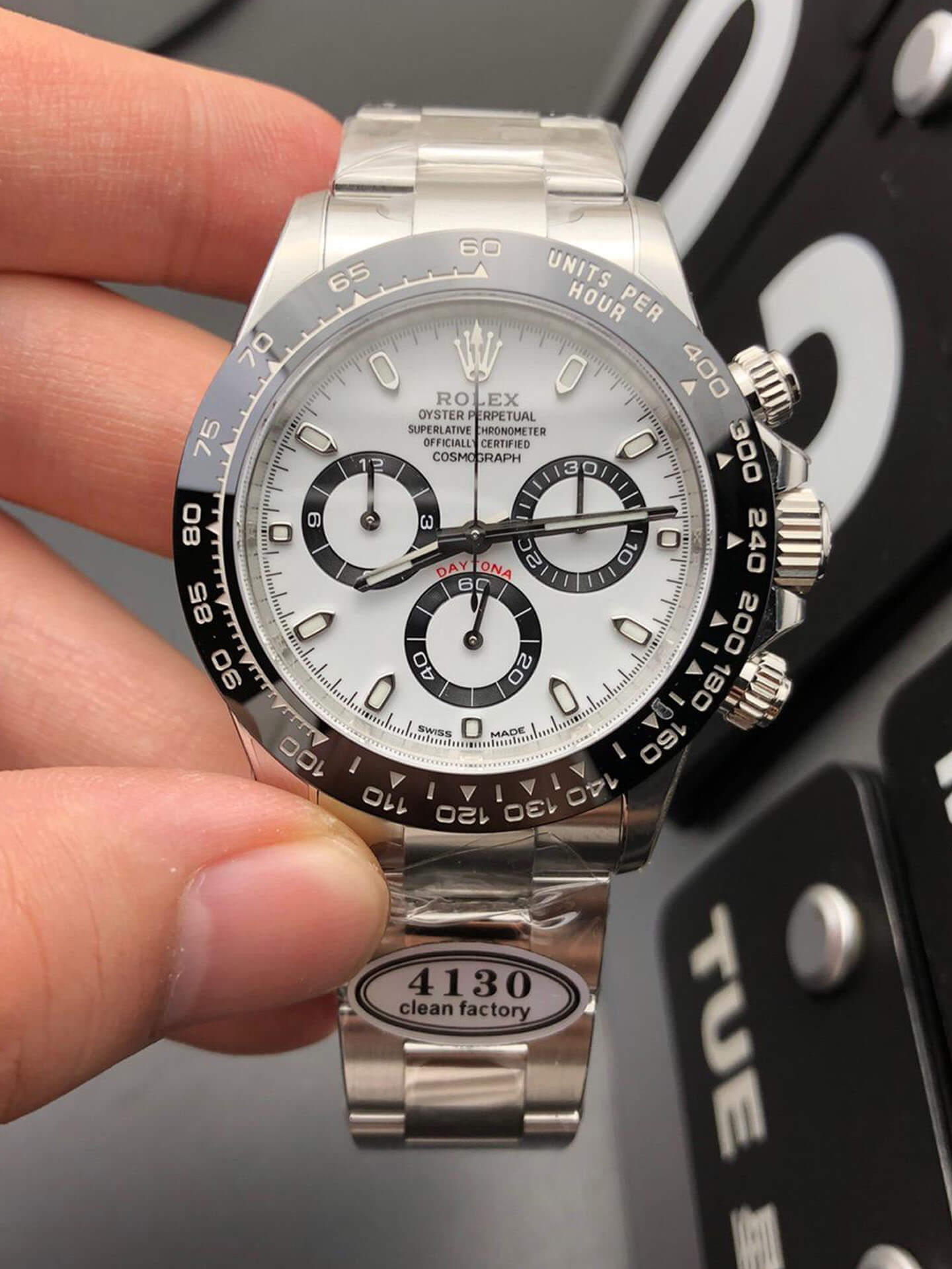 0-434-1 Replica Rolex Cosmograph Daytona M116500LN-0001 Clean Factory Black Bezel - Image 1