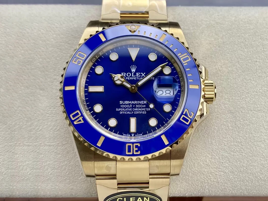 0-44-1 Replica Rolex Submariner M126618lb-0002 41MM Clean Factory Blue Bezel Dial - Image 1