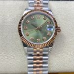 Replica Rolex Datejust 31MM EW Factory Gold Bezel