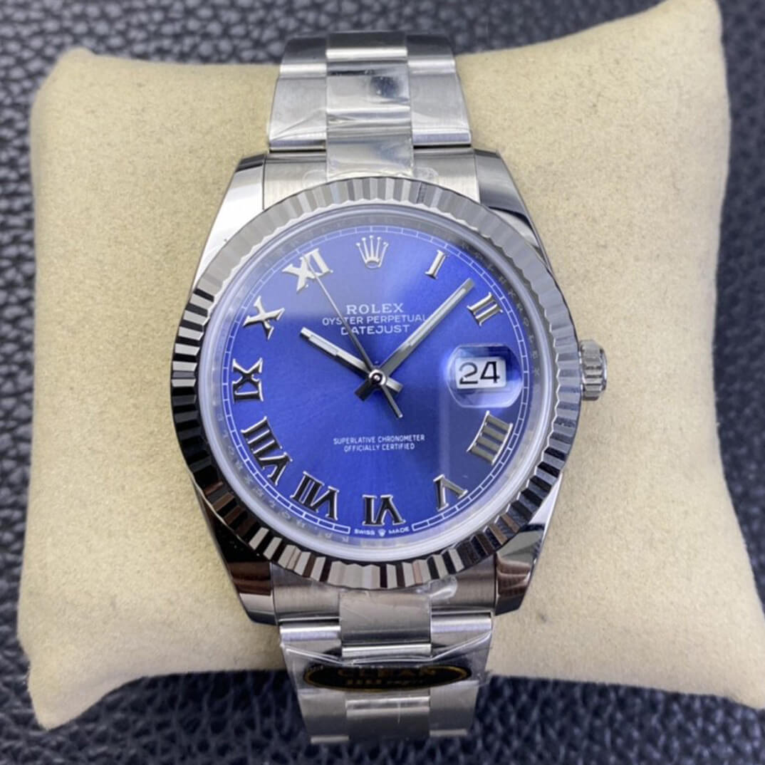 0-443-1 Replica Rolex Datejust M126334-0025 Clean Factory Stainless Steel Strap - Image 1