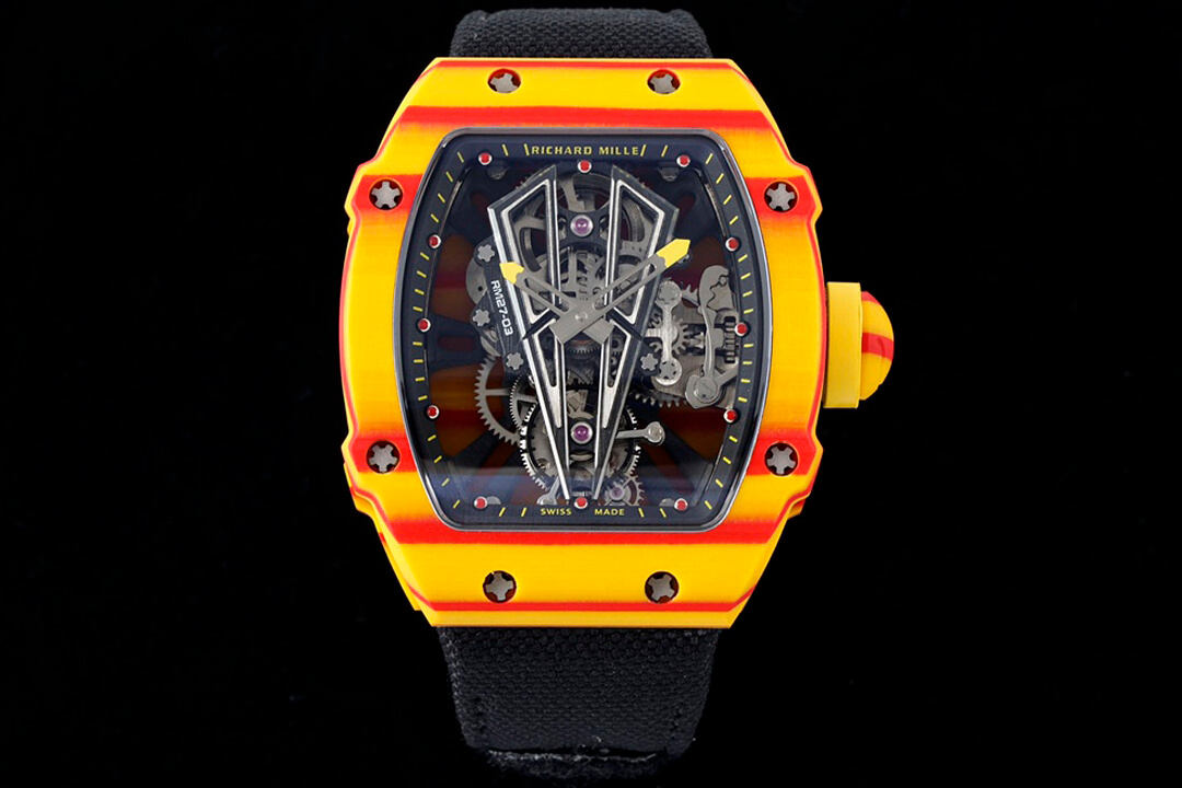 0-45-14 Replica Richard Mille RM27-03 Rafael Nadal Tourbillon RM Factory Skeleton Dial - Image 1