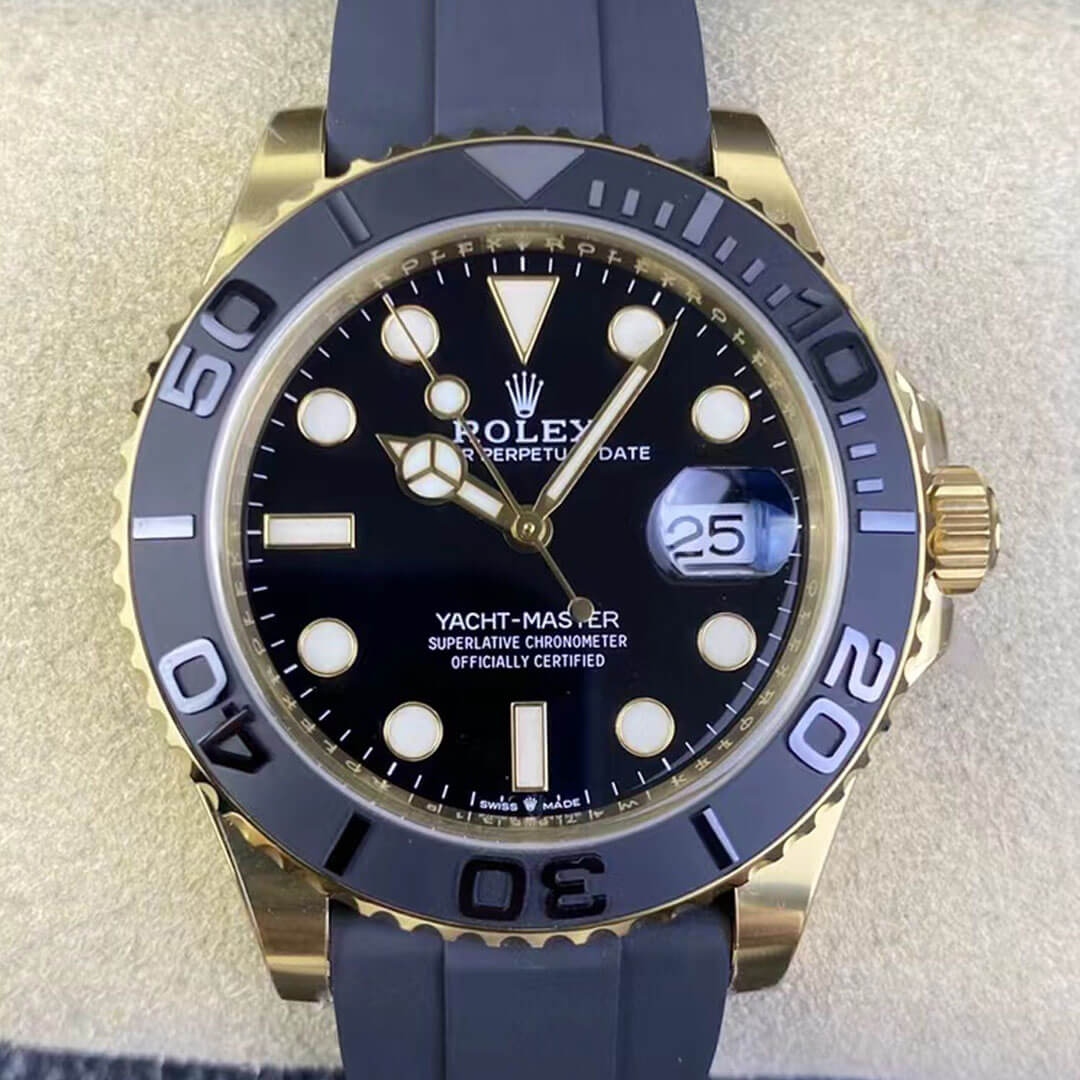 0-46-1 Replica Rolex Yacht Master M226658-0001 Clean Factory Gray Strap - Image 1