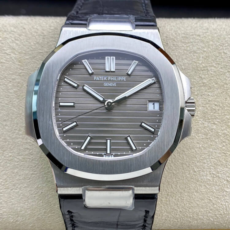 0-498-1 Replica Patek Philippe Nautilus 5711G-001 3K Factory Black Strap - Image 1