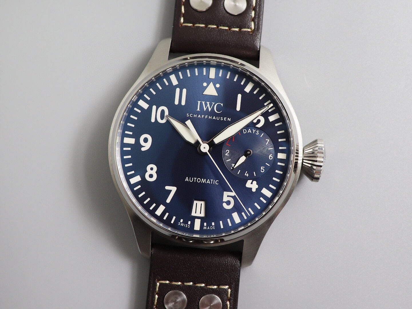 0-499-1 Replica IWC Pilot IW501002 ZF Factory Stainless Steel Bezel - Image 1