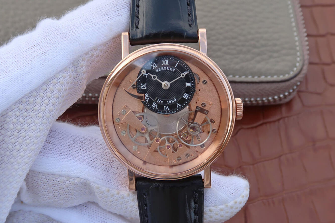 0-506 Replica Breguet Tradition 7057BR/R9/9W6 Black Strap - Image 1
